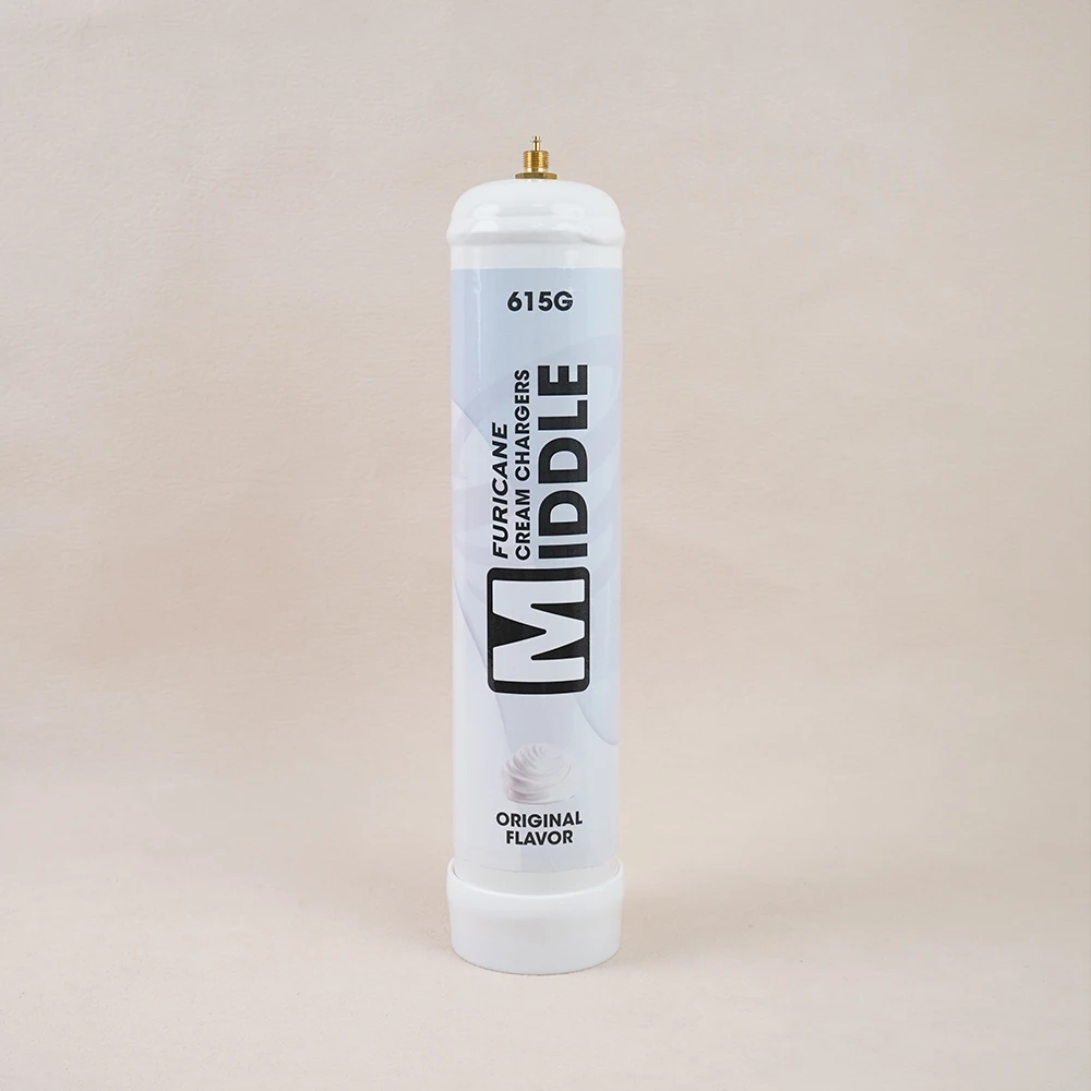 615g Whipped Cream Chargers 0.95L 580g Disposable gas cylinders with silencer nozzle food grade Blueberries flavor