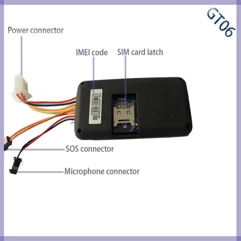 GPS trackers GT06 sos with history playback ce fc rohs  vehicle auto car gps tracking device