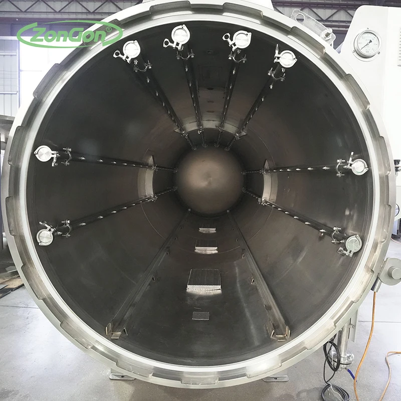 Food Bottles Steam Autoclave Retorts / fruit juice processing Sterilizer Machine / autoclave machine sterilizer