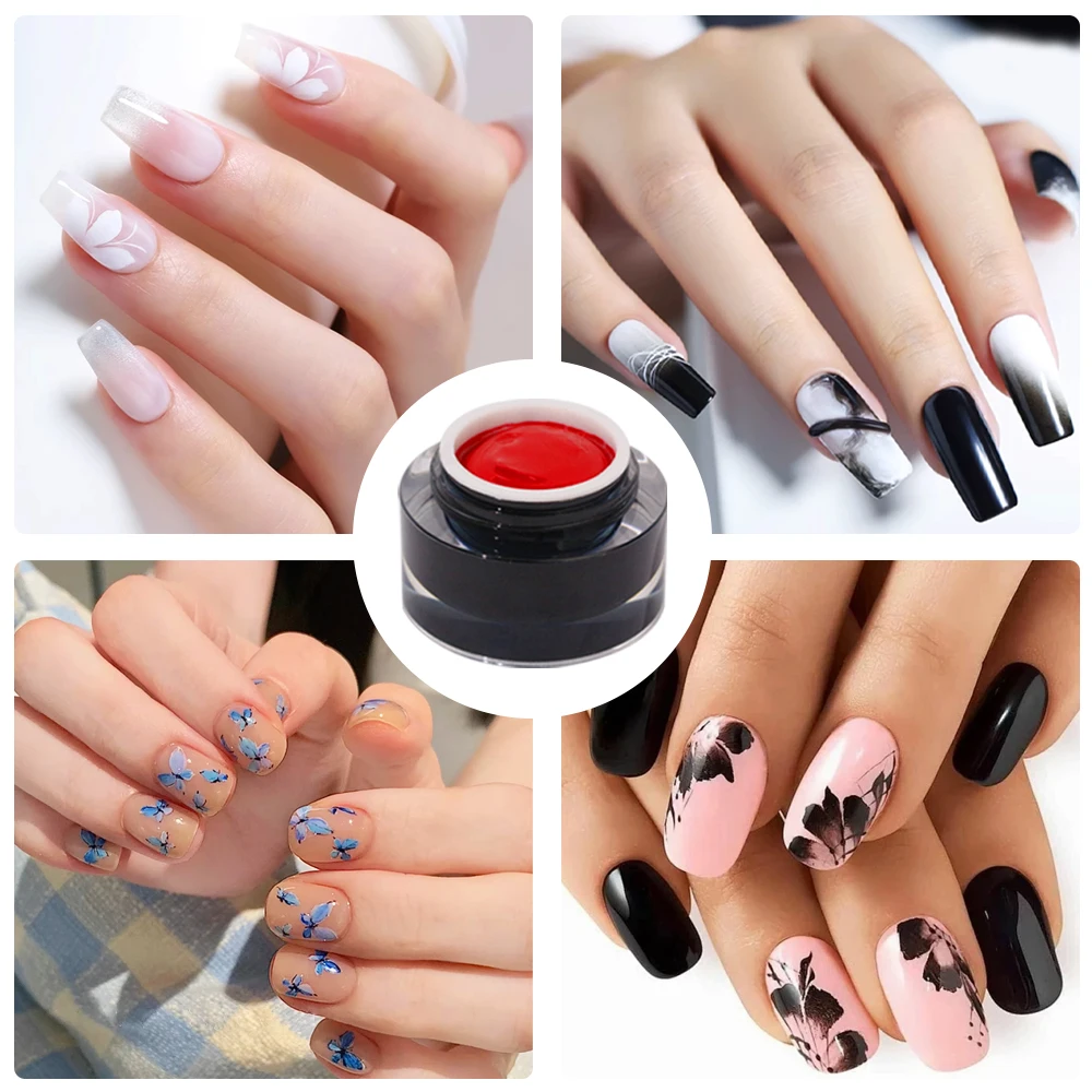Painting Gel Professional Nail Paint Gel 10ml High Quality Private Label UV Nail Art Drawing Painting Gel
