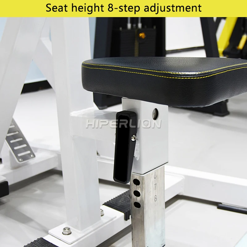 Оборудование для тренажерного зала мощный коммерческий молоток свободный вес тренажер фитнеса V-образные приседания желтого цвета