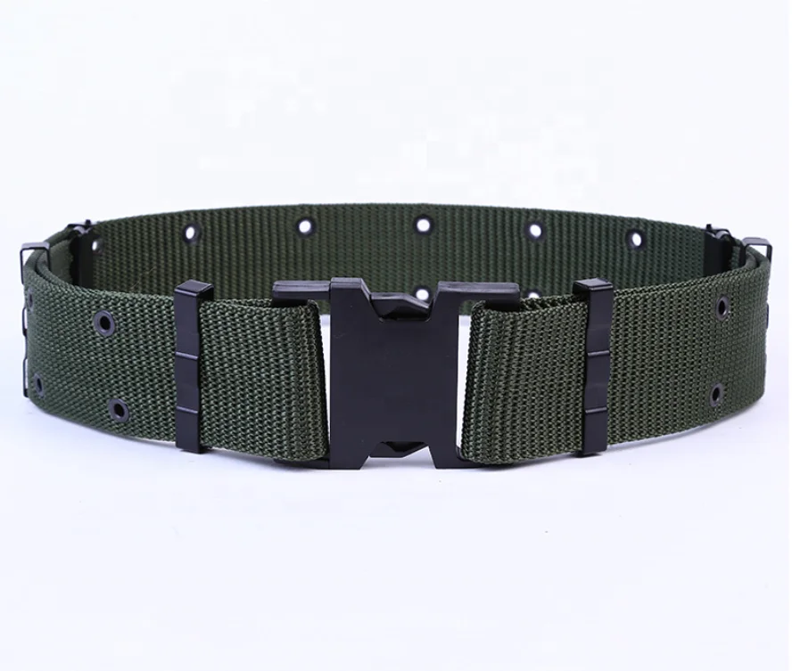 Wholesale 5.5cm Wide Trainer Nylon PP Webbing Security Outdoor Tactical Belt with Metal Eyelets