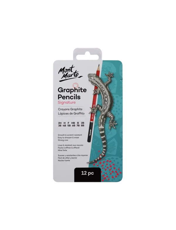  Графитовые карандаши Mont Marte 12