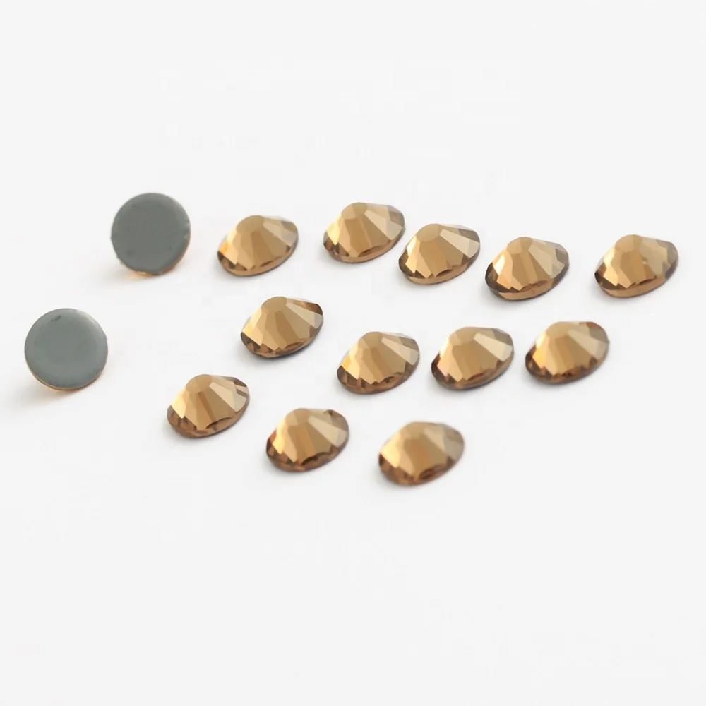 Glass Stones for Shoes Lead Free Ss10 Ss16 Transfer Strass Crystal Hotfix Rhinestone Flatback Color Garment Shoes Bags 1 Bag