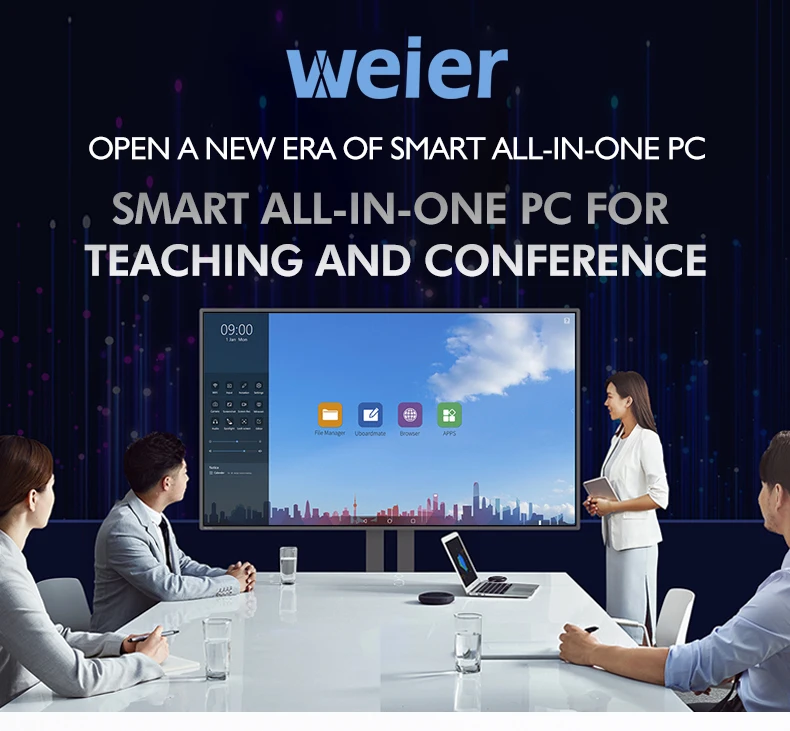 Weier 75 дюймов от производителя мульти сенсорный экран панель ЖК-дисплей интерактивная доска для
