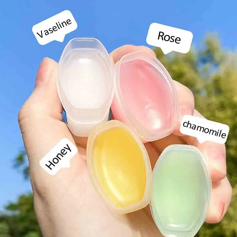 Vaseline Moisturizing Four Flavors Remove Lip Lines Cute Repair Lip Balm Organic Nourishing Repair and Lasting Lip Balm