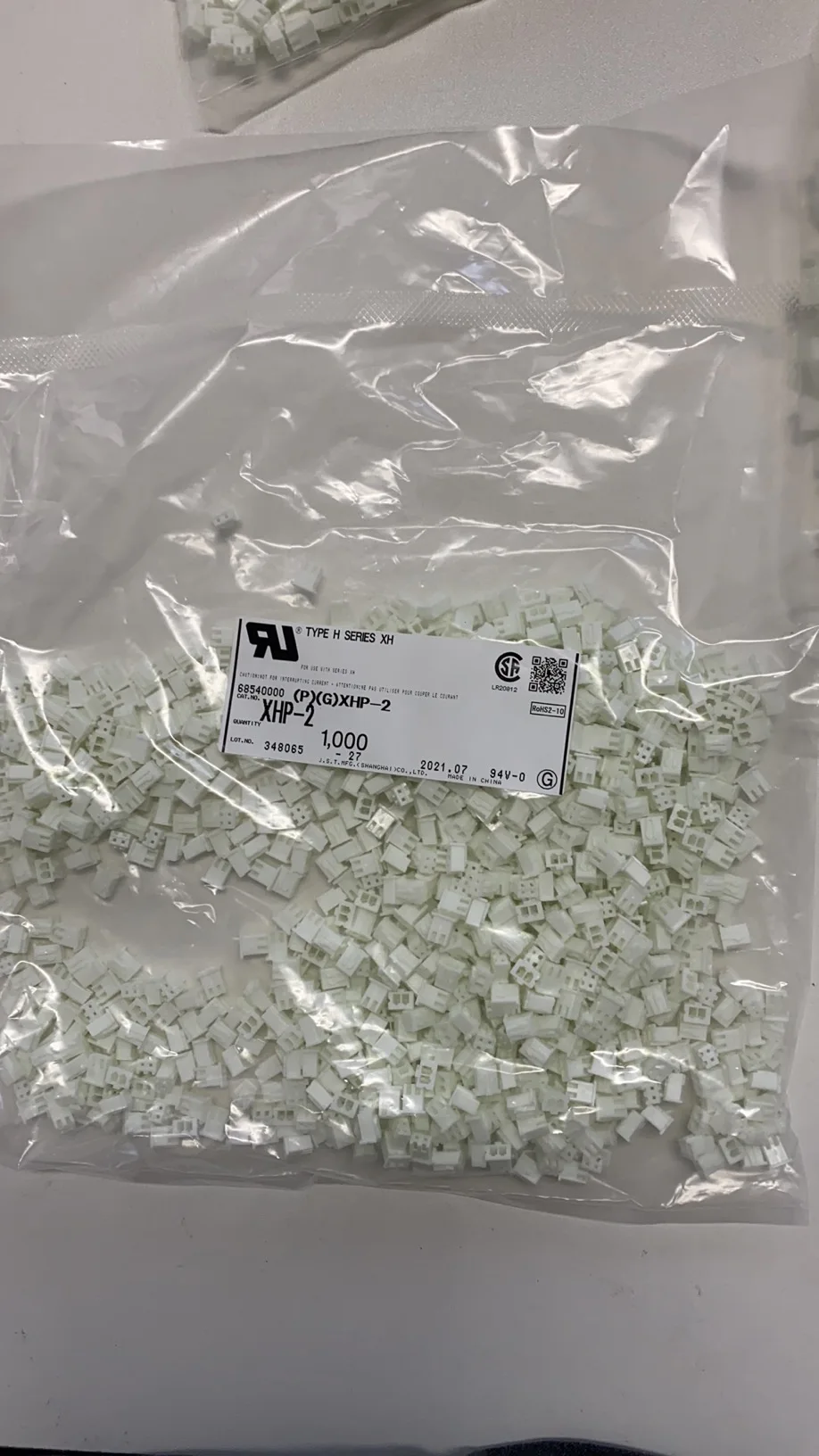 OEM ODM Wire Harness JST XH 2.54mm Pitch XHP-2 pin Male to Female connector Extension Wire Harness