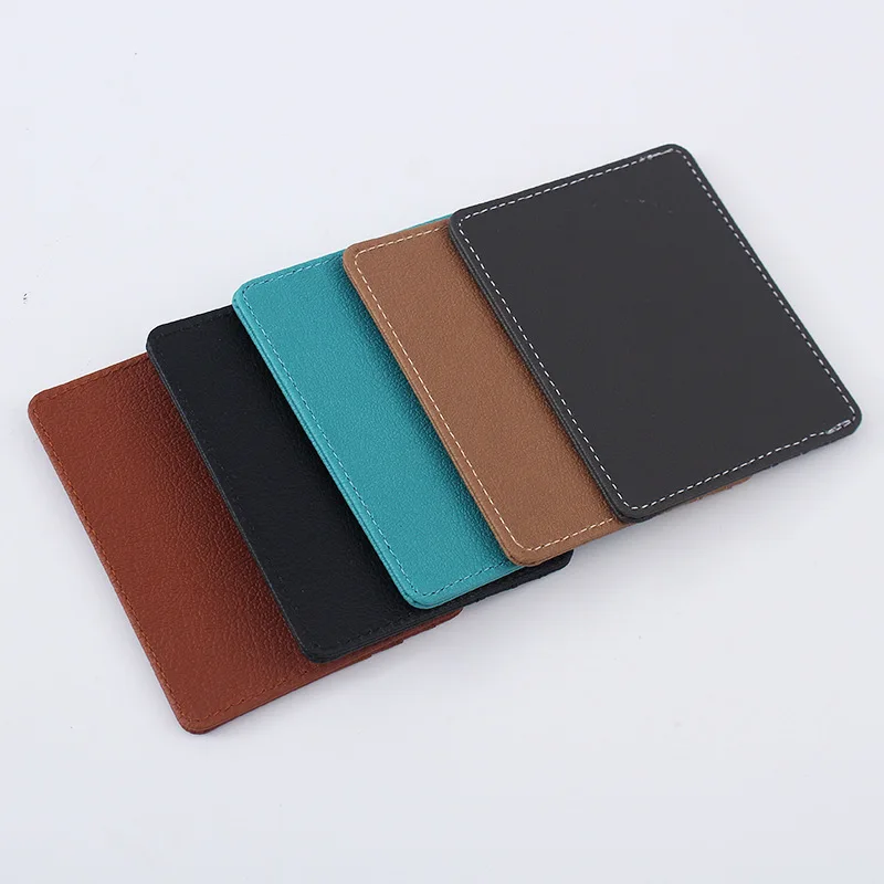 ZXX466 Customize Design Slim Coin Purse Purse ID Credit Card Holder Short PU Leather credit card holder for men
