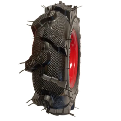 hot sale pneumatic rubber tire with colourful rim 4.00-8 cultivator wheel for Russian