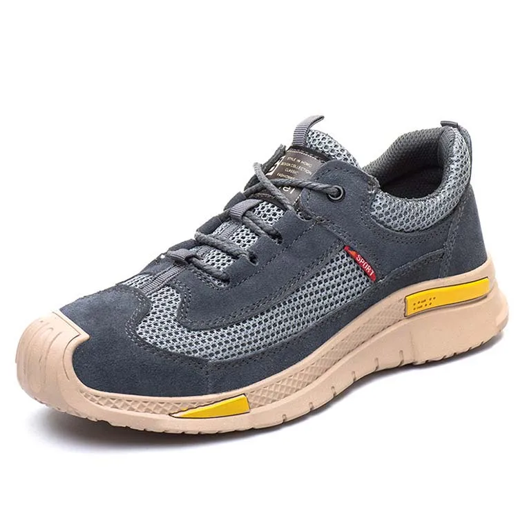 Best-selling Oil Slip Acid Resistant Work Shoes Cheap Leather Steel Toe Prevent Puncture Industrial Safety Shoes for Men