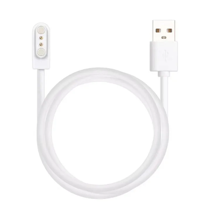 Wholesale USB magnetic pogo pin charger 4.0mm 2 pin Charging Cable Cord for yamaha Smart Watch
