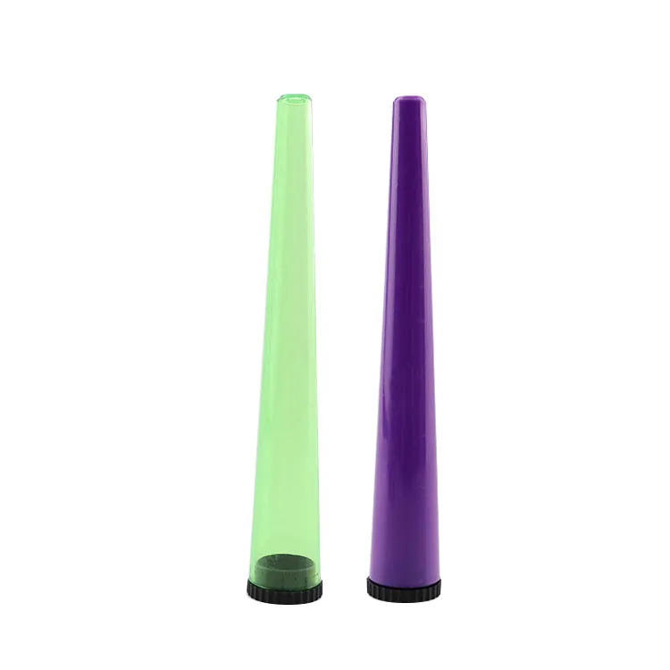 Wholesale 98mm 110mm Conical Tubes Child Resistant Cones Waterproof Plastic Cone Tube