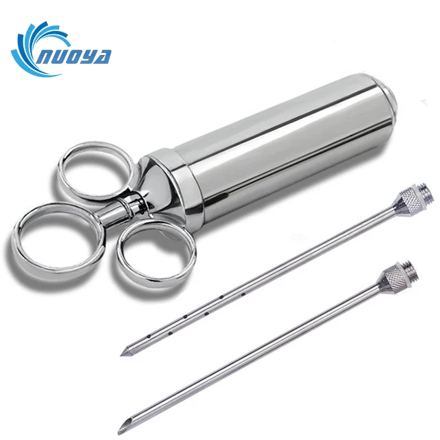 Hot Sale 2-oz gun kit sauce barbecue turkey brine machine set seasoning meat injector syringe