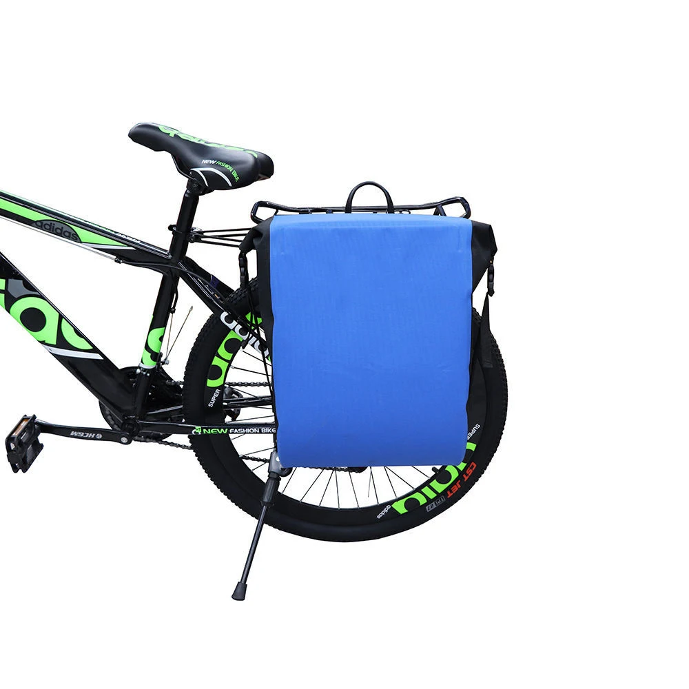 500D PVC Tarpaulin Sport Travelling Camping Pannier Saddle Waterproof Bicycle Bike Bag