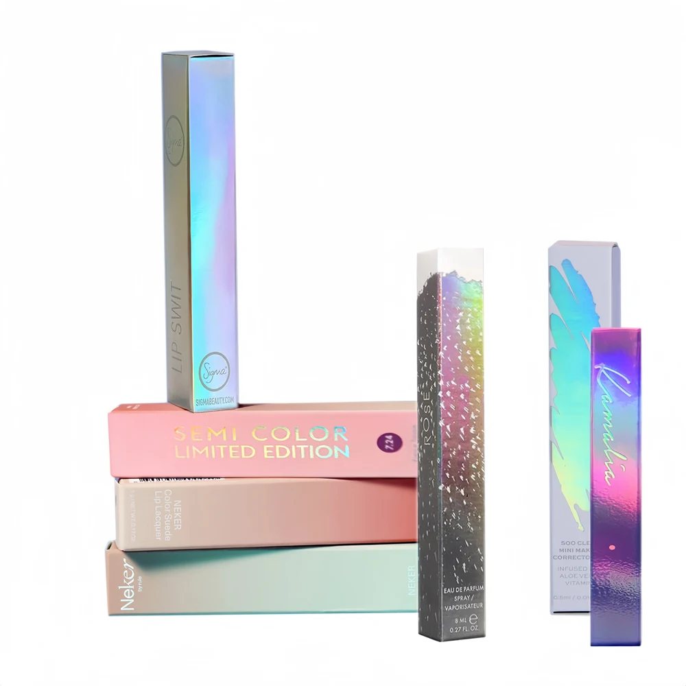 Custom Private Label lip oil stick gloss Liquid Lipstick lipgloss packaging box