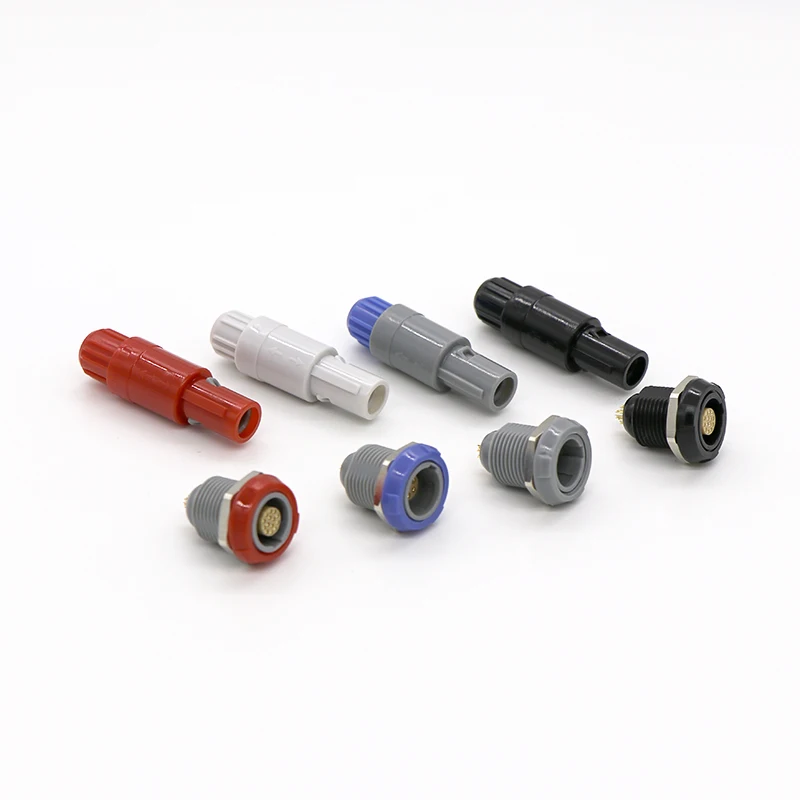 Chinese suppliers Push pull self-locking plastic connector 1P 2P SAG SRG Plug socket