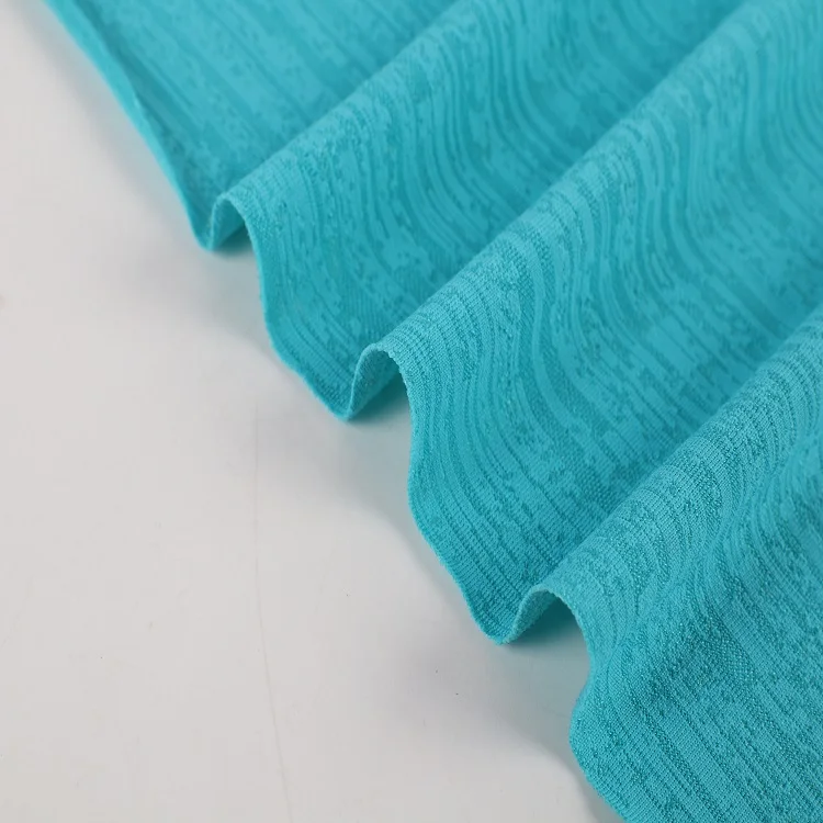 Recycled Dry Fit T- Shirts Sportswear Polyester Spandex Recycled Mesh Telas Fabric Made From Recycled Plastic Bottles