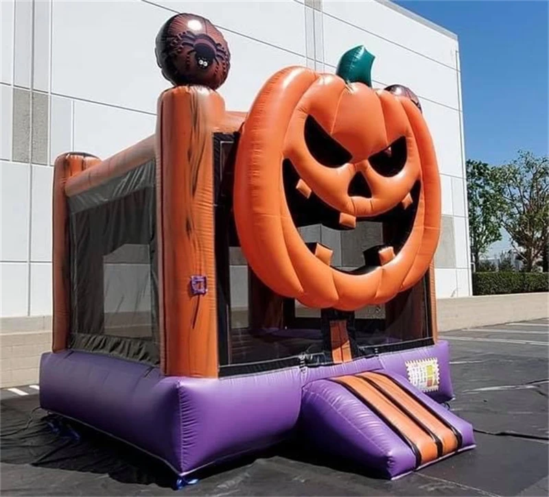hot sale kids bouncing castle pumpkin inflatable halloween bounce house 13ft bouncer