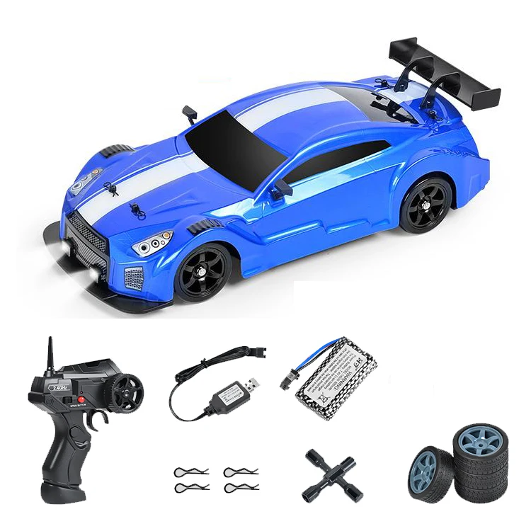 Lehoo Toys High Speed 18KM/H 1/16 2.4Ghz 4WD RTR Racing RC Car Electric On-Road Vehicles With Lights