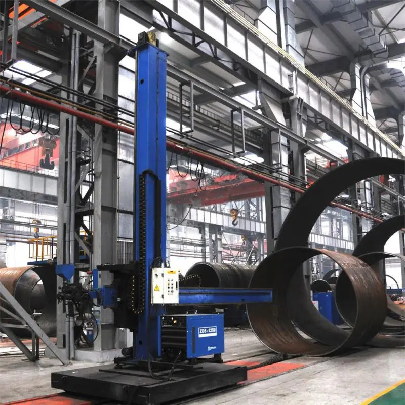 Portable h beam assembly welding straightening automatic submerged arc welding machine