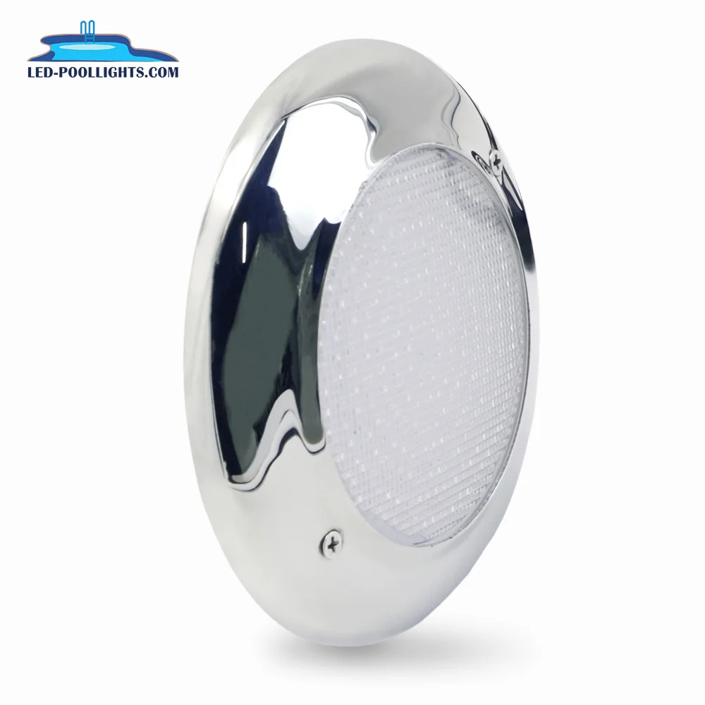 High Quality 12V IP68 Waterproof RGB LED Pool Light Smart Control Underwater Light for Pools and Ponds Surface Mounted