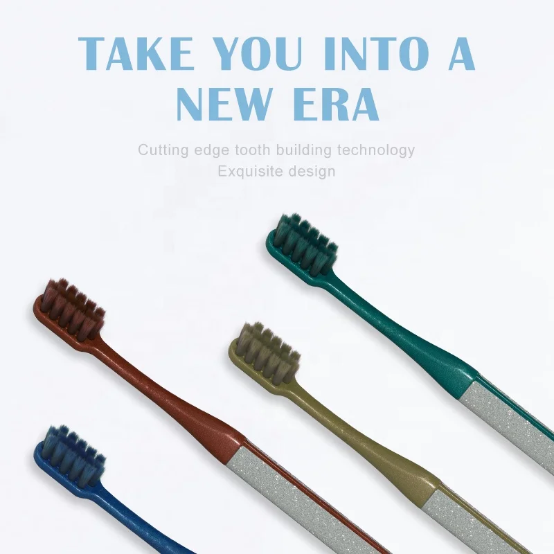 OEM oral care dental soft bristle Star dazzle colour COVERGIRL tooth brush eco friendly