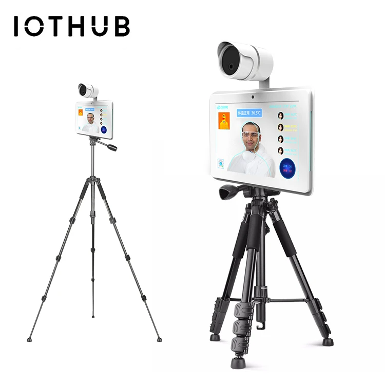 
Gate Access Control System Magnetic With App Dynamic Facial Recognition Camera Touch Screen Temperature Face Time Attendance 