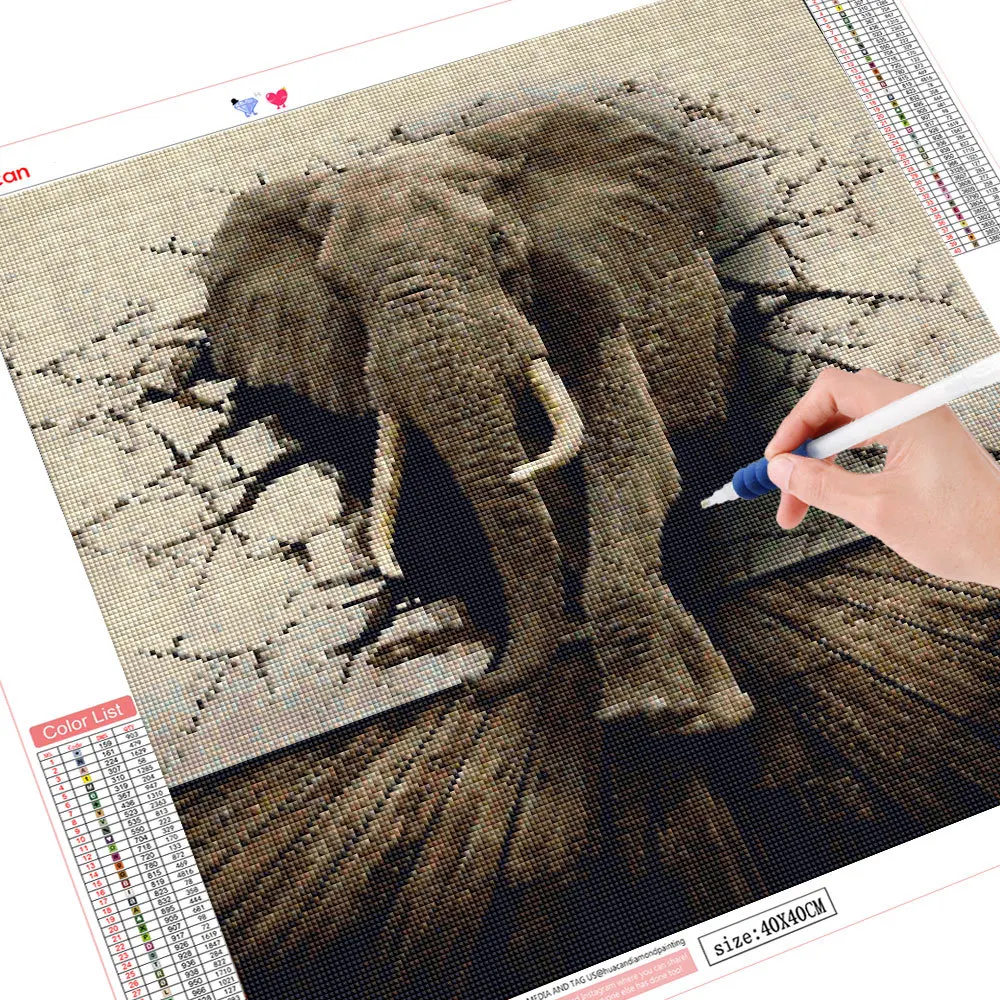 5d Diamond Painting Animal Lion Pictures Of Rhinestones Diamond Embroidery Sale Elephant Tiger Mosaic Handicraft