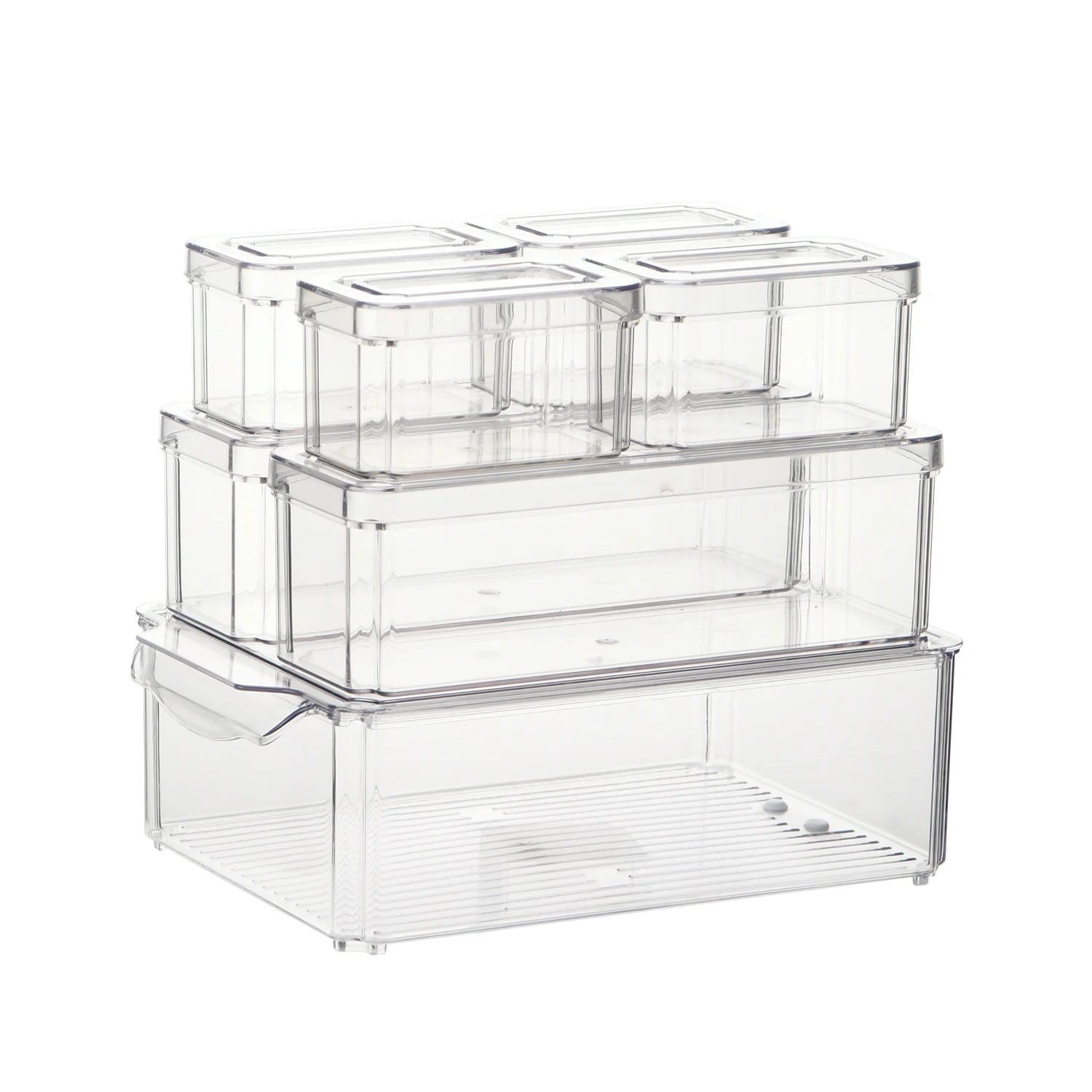 Amazon Hot Sales China Wholesale Storage Box With Lid Plastic For Vegetables And Fruits