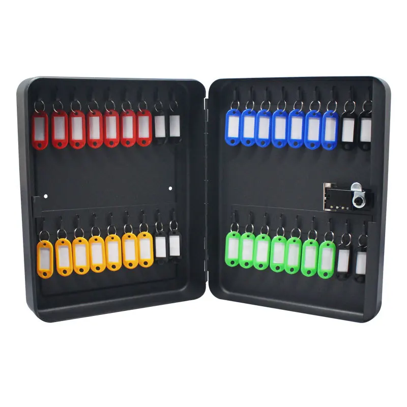 Hotel Office Wall-Mounted Steel keys storage machine 20-160 Keys Safe Storage lockers cabinet with hooks