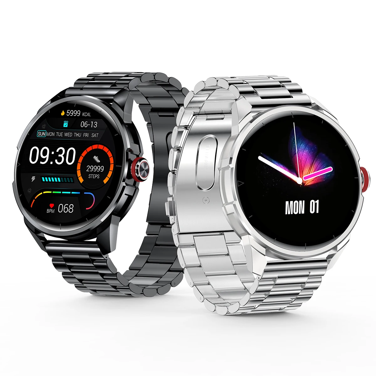 LEMFO LF26Pro Smartwatch Heart Rate Blood Pressure Monitoring Smart Watch Man IP68 Waterproof for Men 1.32 Inch 360*360 Screen