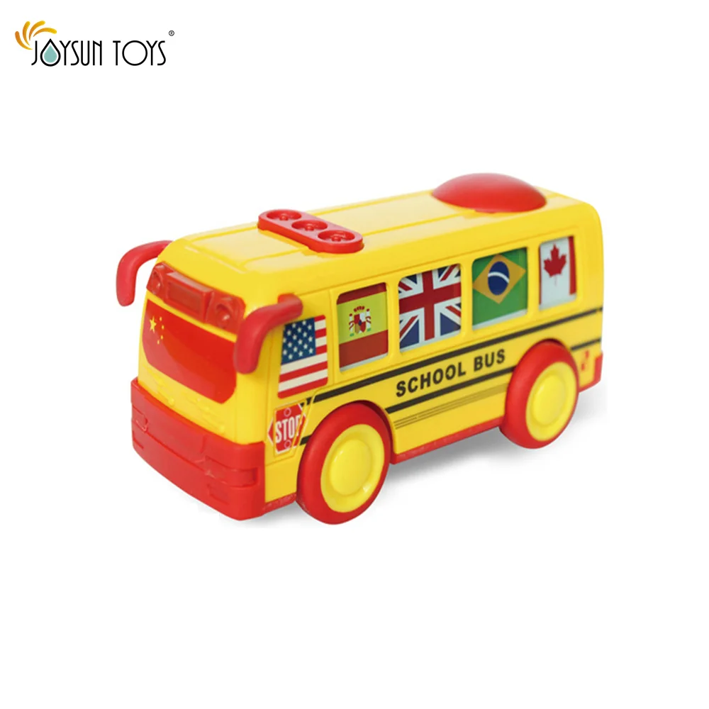 School Bus Toy with  Lights & Sound,School Bus Toy for Kids with Different Sounds & Lights,Window sway