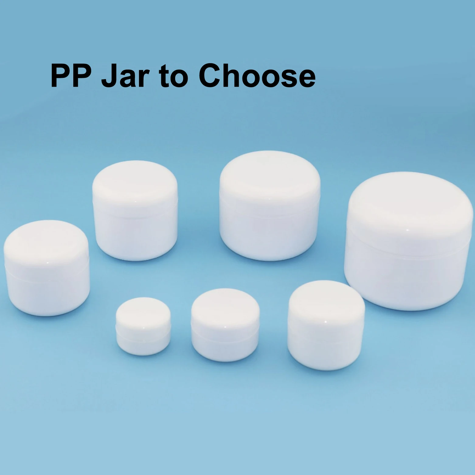 Clear Empty Portable Containers 3g 5 Gram Size Face Cream Jar Traveling Plastic Cosmetic Pot Jars for Loose Powder