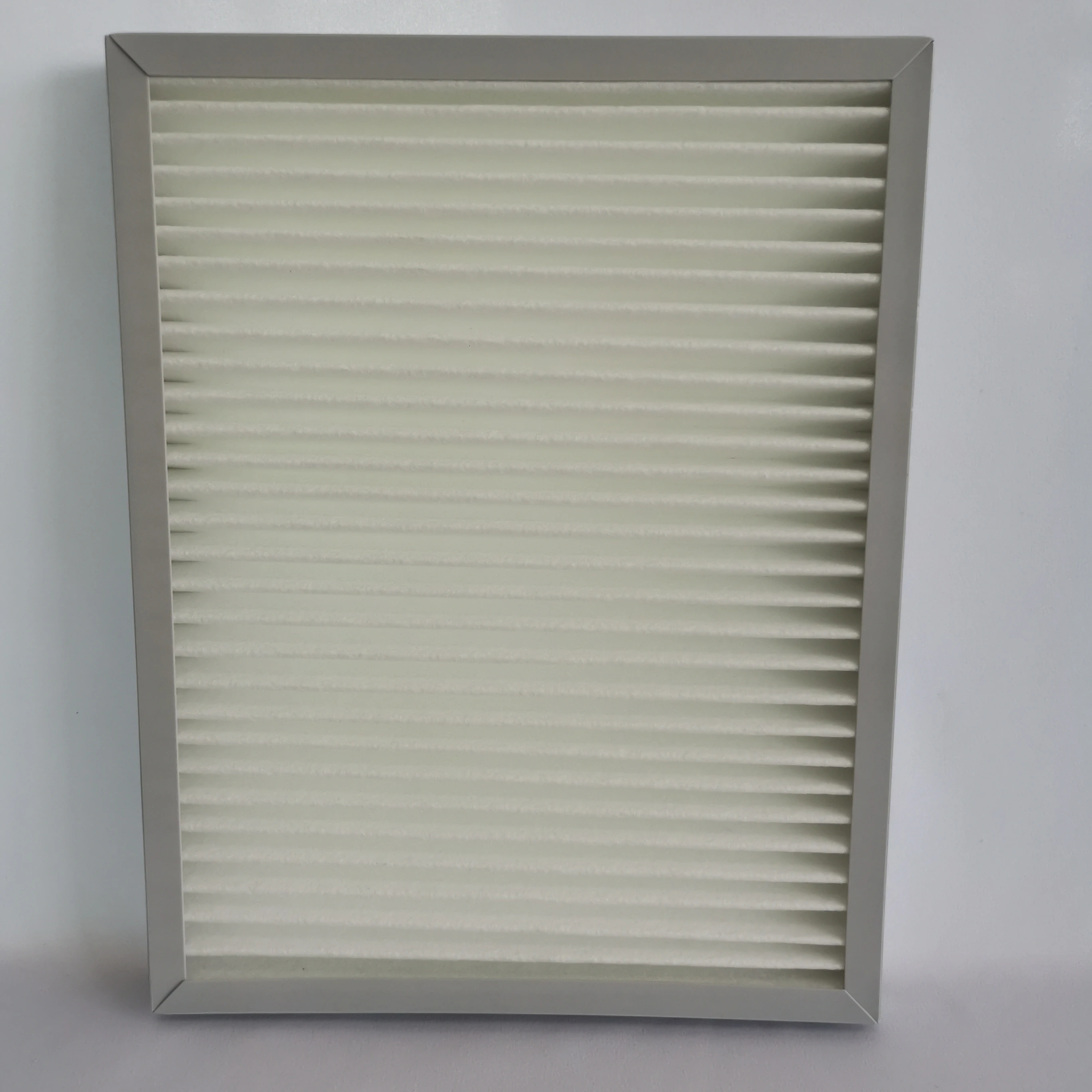 China Manufactory Cabin Cartridge Pleated HEPA Air Purifier Filter Paper Frame Air Cleaning Remover