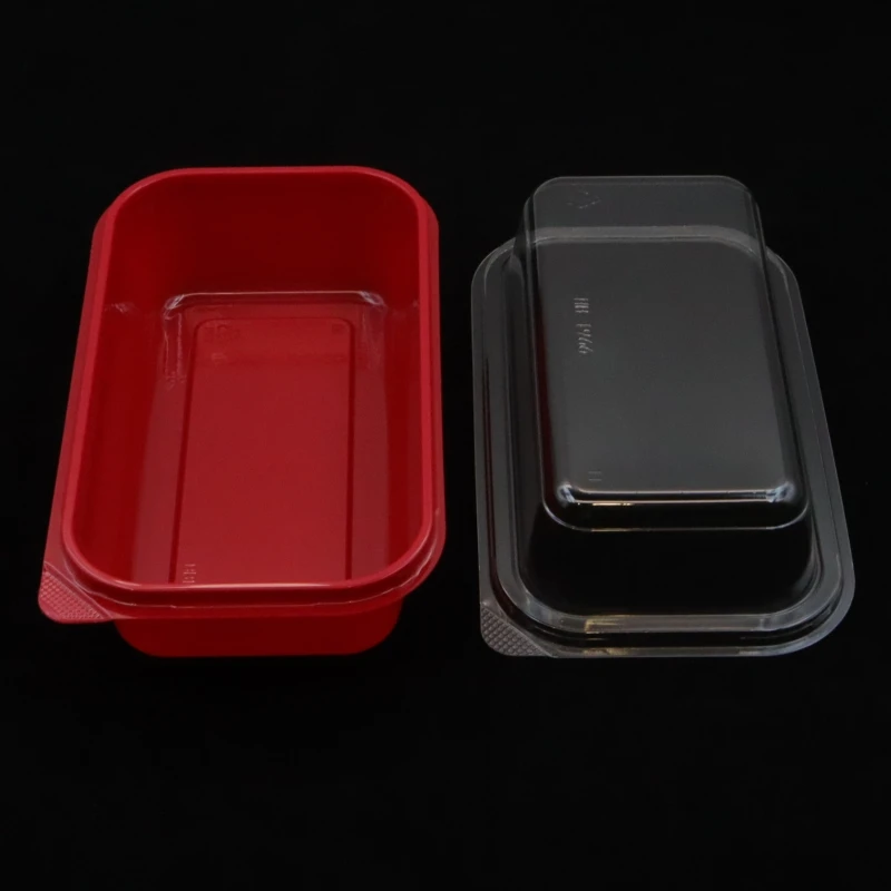 Vegetable Seafood Frozen Food Fresh Packaging PET Plastic Supermarket Meat Fruit box