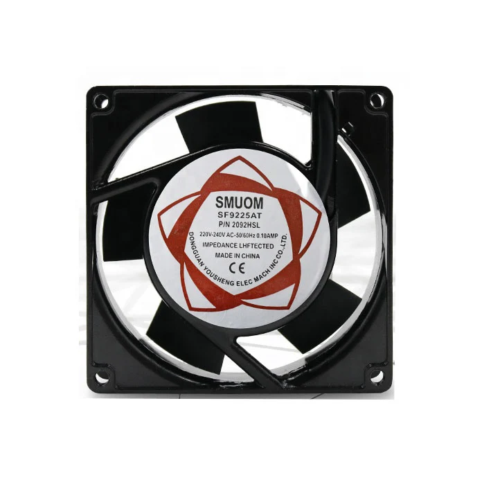 MZX~SF12025AT 2122HSL 12025 120mm Sleeve Bearing 220-240V AC 2-Wire Case Cooling Fan 517C