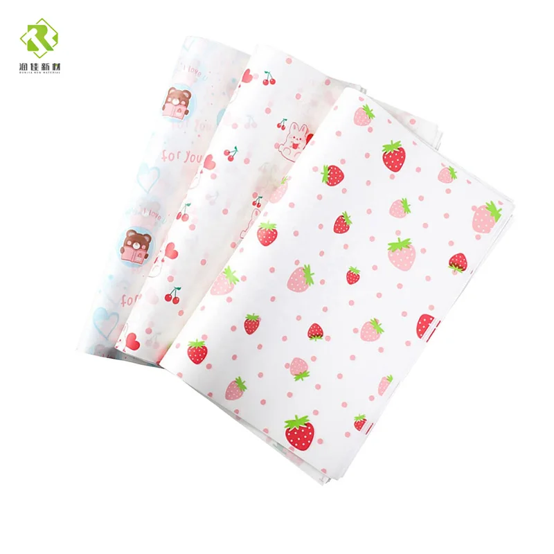 Food Creative Wrapping Candy Paper gift package Sheets Kosher Wax Paper