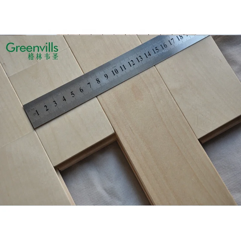 22 mm thickness squash court flooring cheap Chinese maple birch sport flooring