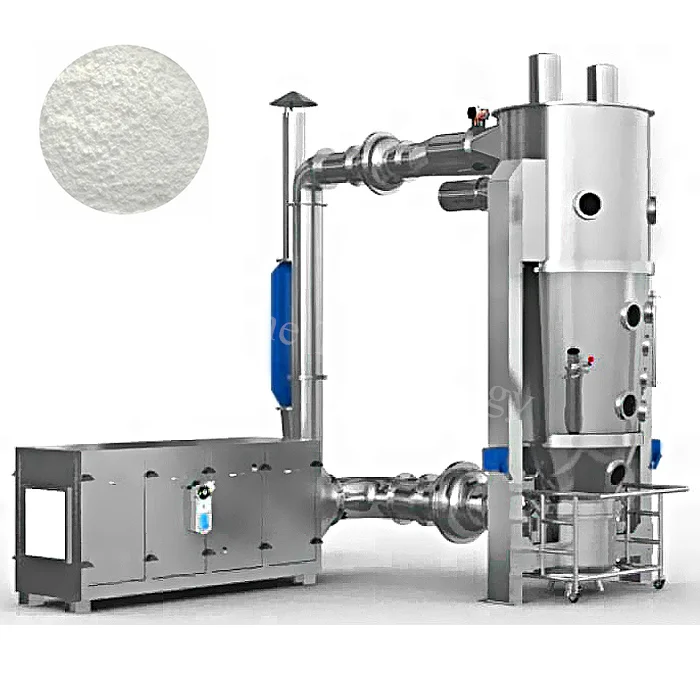 GMP Customized Food Fluidized/ Fluidizing/Fluid Bed Granulator