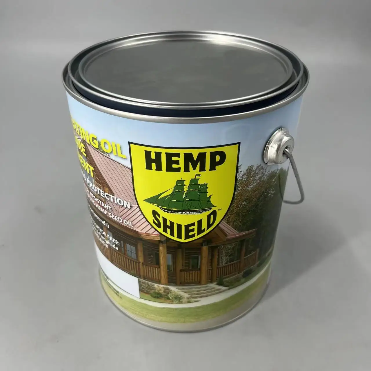 1gallon empty can with lid for candle /paint/solvent/varnish