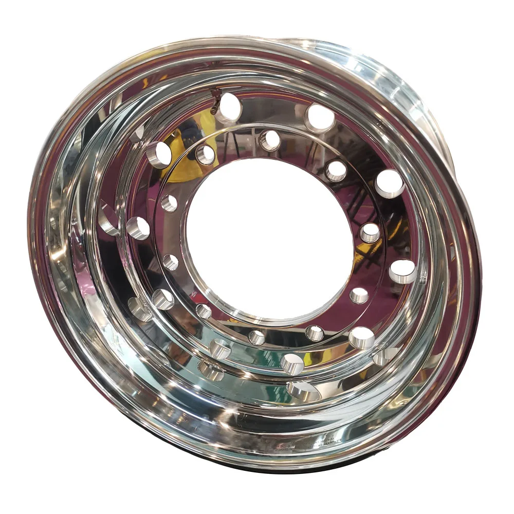22.5x11.75 inch aluminum wheel rims with polished used for bus truck trailer