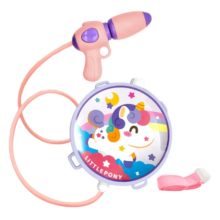 Outdoor toys Summer Children Play Water Game cartoon animals Dinosaur Water Gun Toy plastic Backpack Water Guns For Kids