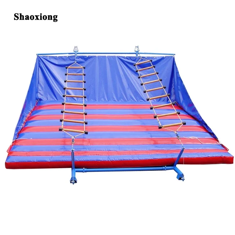 Hot sale inflatable climbing rope ladder, Adults rope ladder climbing inflatables games, Inflatable climbing jacob ladder