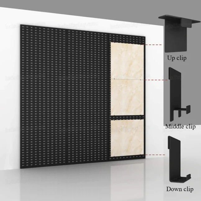 Wholesale Granite And Marble Display Stand Good Quality Metal Decorative Ceramic Tile Display Rack