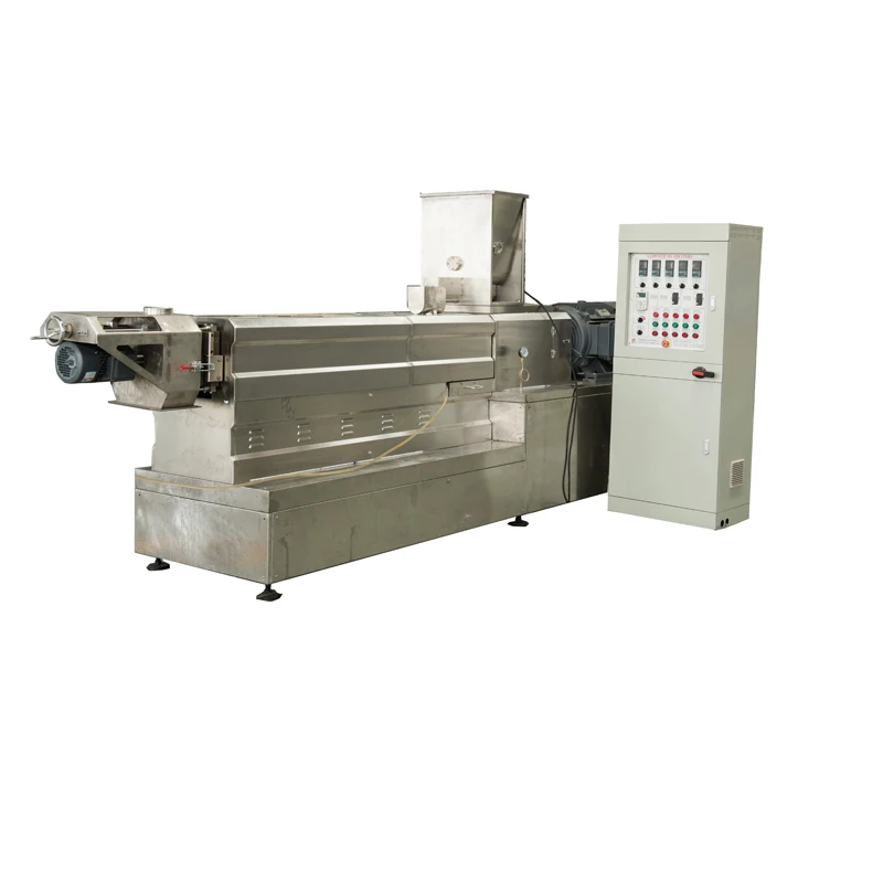 Soya beans protein mince chunks nuggets extrusion processing line