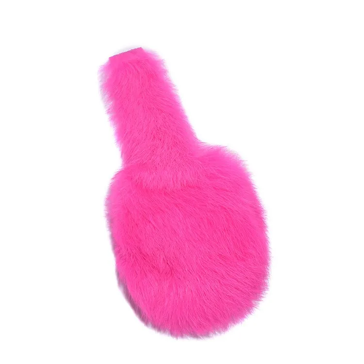 Wholesale Pet Fluffy Furry Noisy Rabbit Fur Squeaker Dog Toy mouse squeakers cat toy