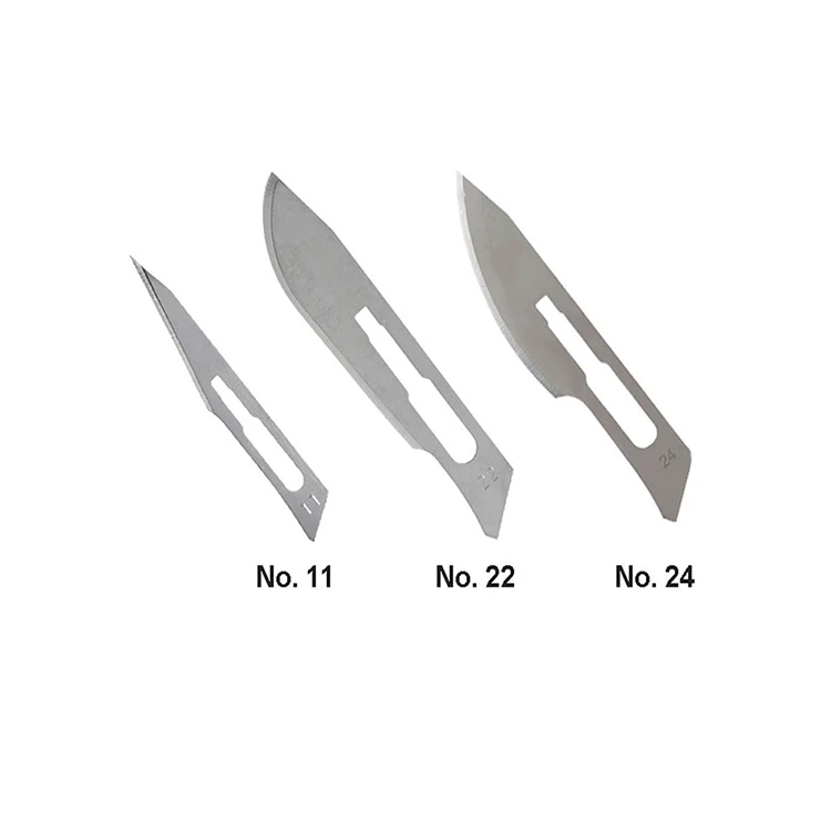 Scalpel Handle Sterile 15 Medical Stainless Steel Surgical Blades