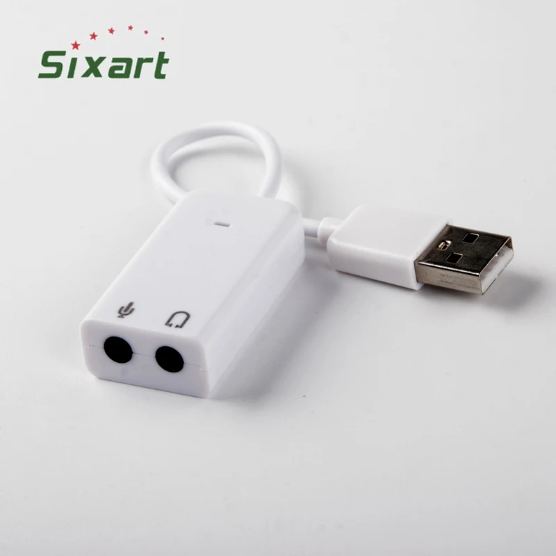  Музыкальная акустическая карта с USB 3 5 на гнездо 7 1 мм адаптер для