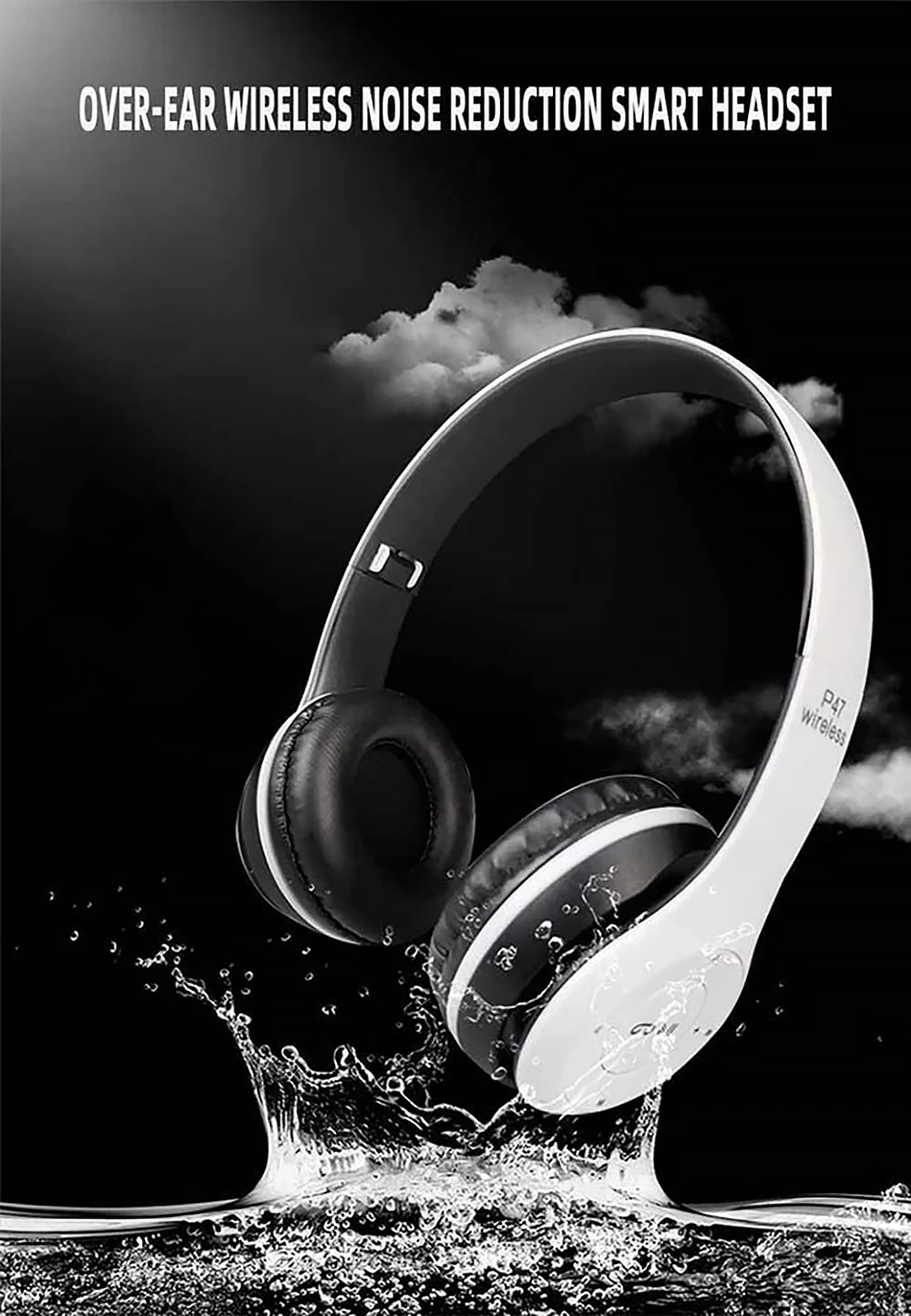  The Cheap price P47 Wireless headset Sports earphone with TF card Hands Free wireless headphone With