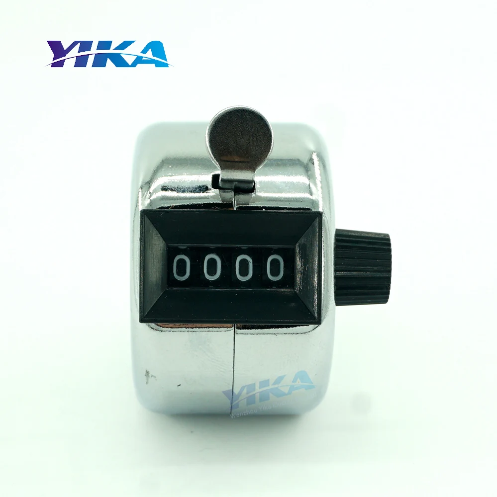  Металлический счетчик пальцев YIKA 0-9999 цифровые